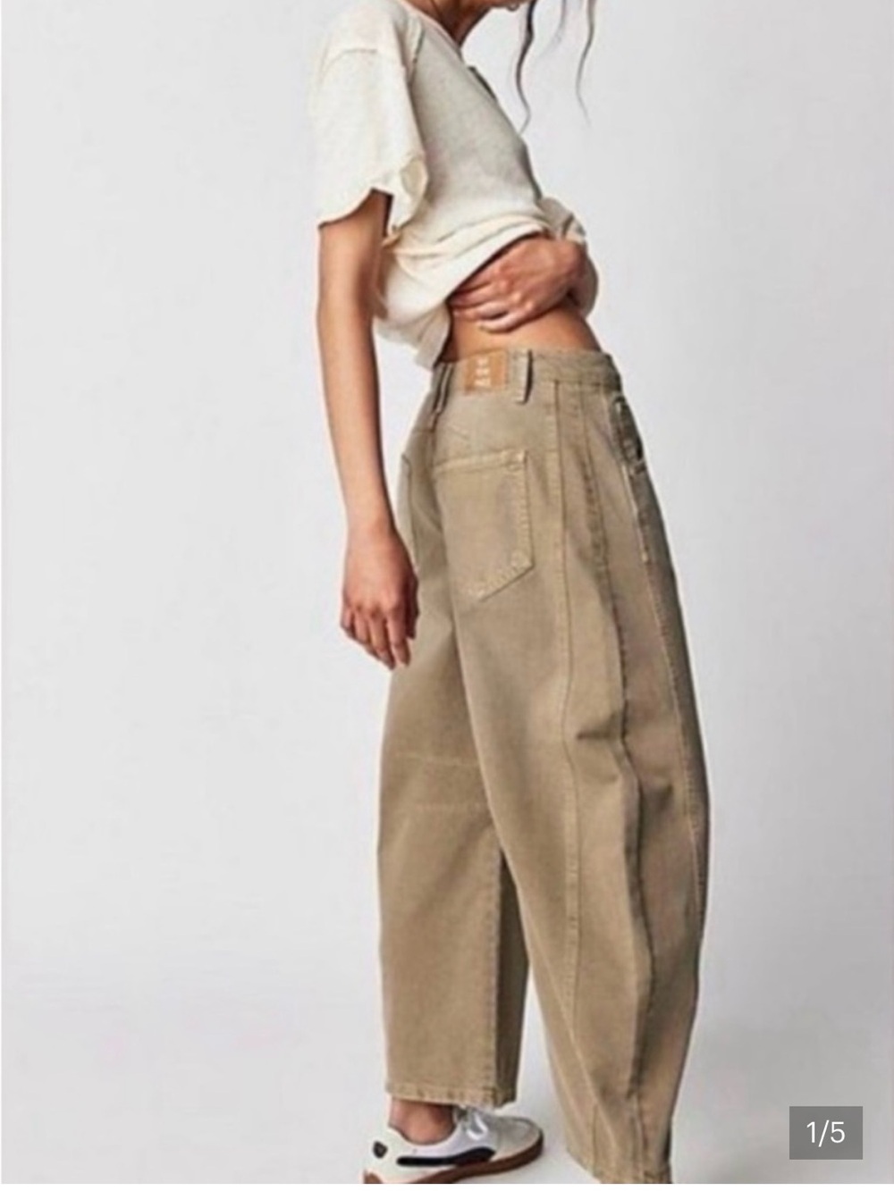 Free People- We the Free- Good Luck Barrel Jean